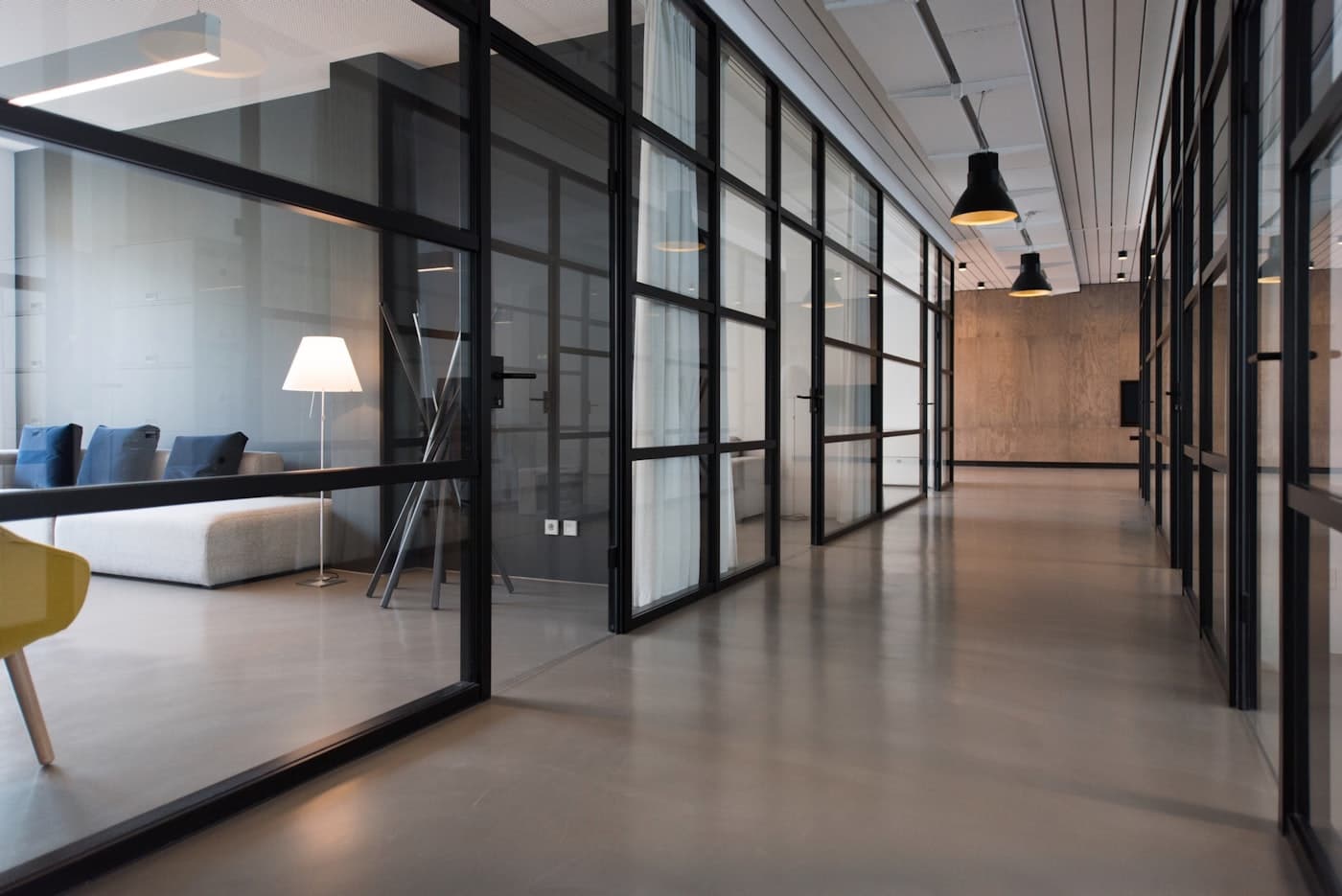 Private office interior